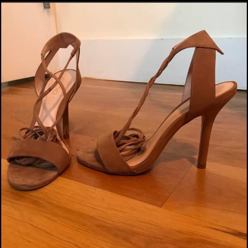 Aldo Lace Up Heeled sandals